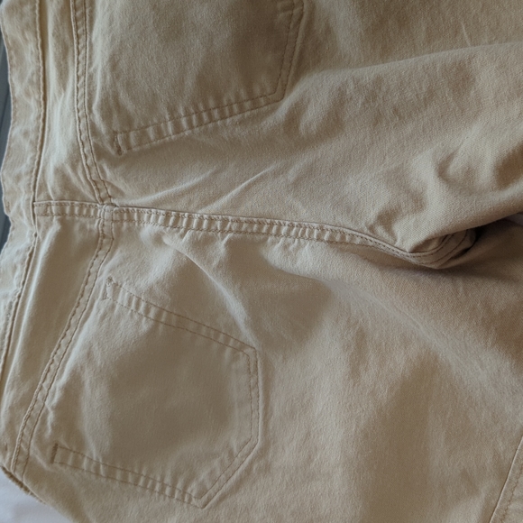 Vintage riveted by Lee high-waist khaki shorts size 14 - Picture 12 of 13